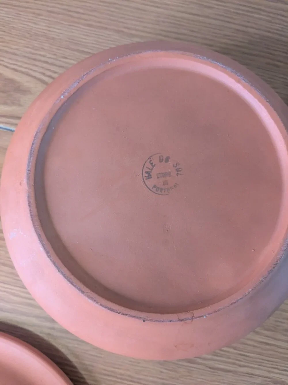 vintage vale do sol potugal pottery covered dish bowl hand painted chiles  measu